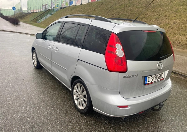 Mazda 5 cena 8000 przebieg: 217000, rok produkcji 2005 z Warszawa małe 67